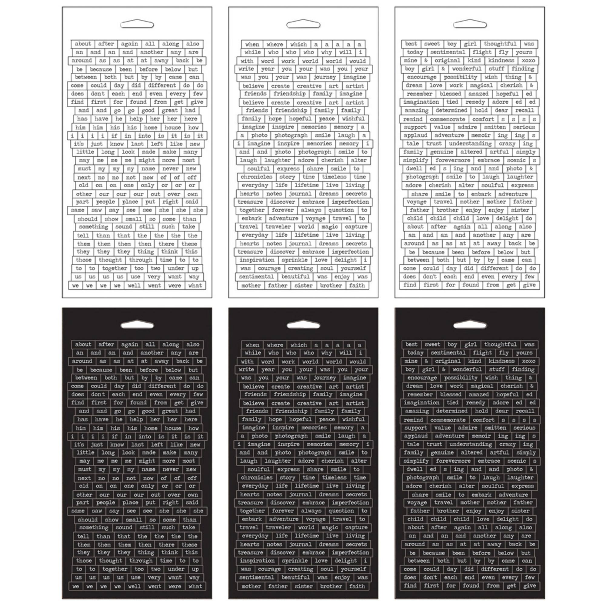 Idea-Ology Verbiages Chitchat Sticker Tablet